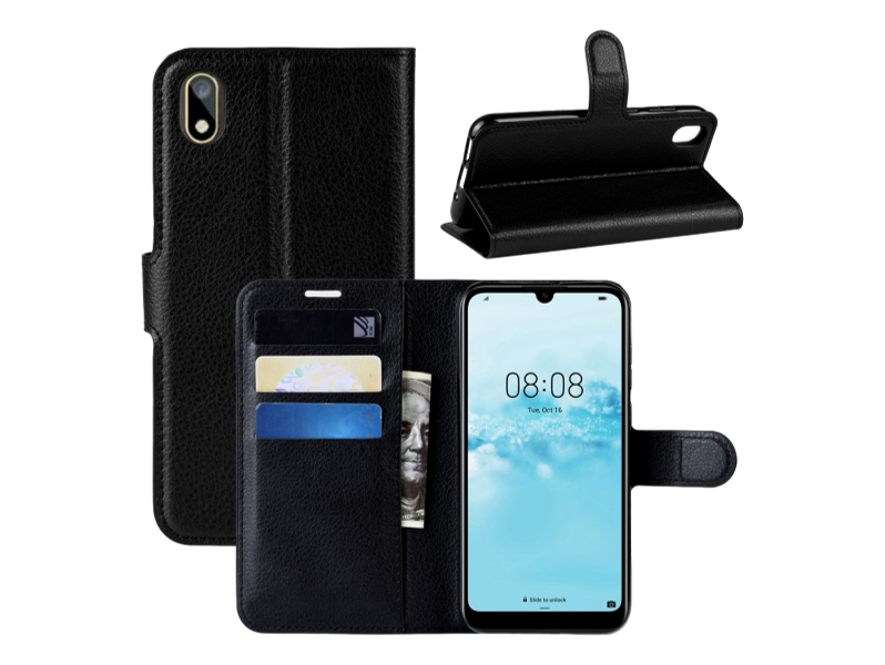 Graviera Flip Cover Til Huawei Y5 (2019)-Sort