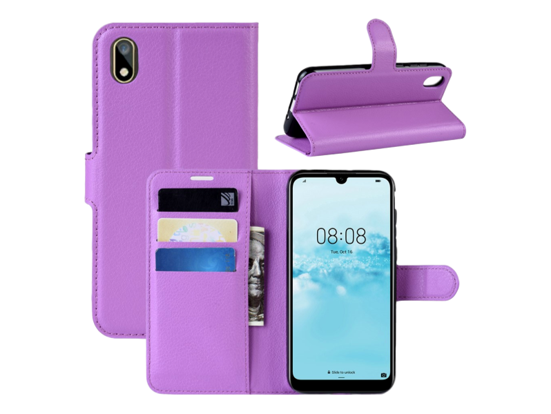 Graviera Flip Cover til Huawei Y5 (2019)-Lilla