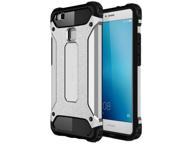 Evermart Armor Cover Til Huawei P9 Lite-Sølv Huawei P9 Lite