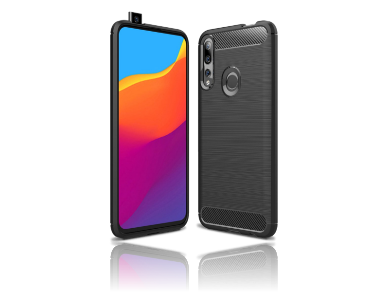 Carbon Fiber Tpu Cover Til Huawei P Smart Z Huawei P Smart Z