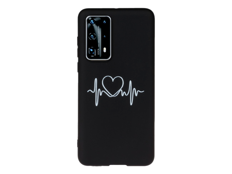 Heartbeat TPU Cover til Huawei P40 Pro