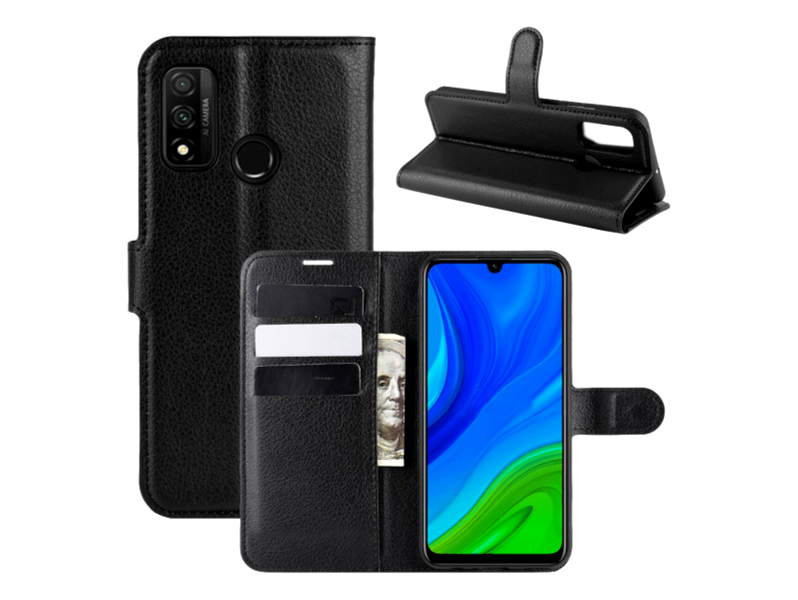 Graviera Flip Cover til Huawei P Smart (2020)-Sort