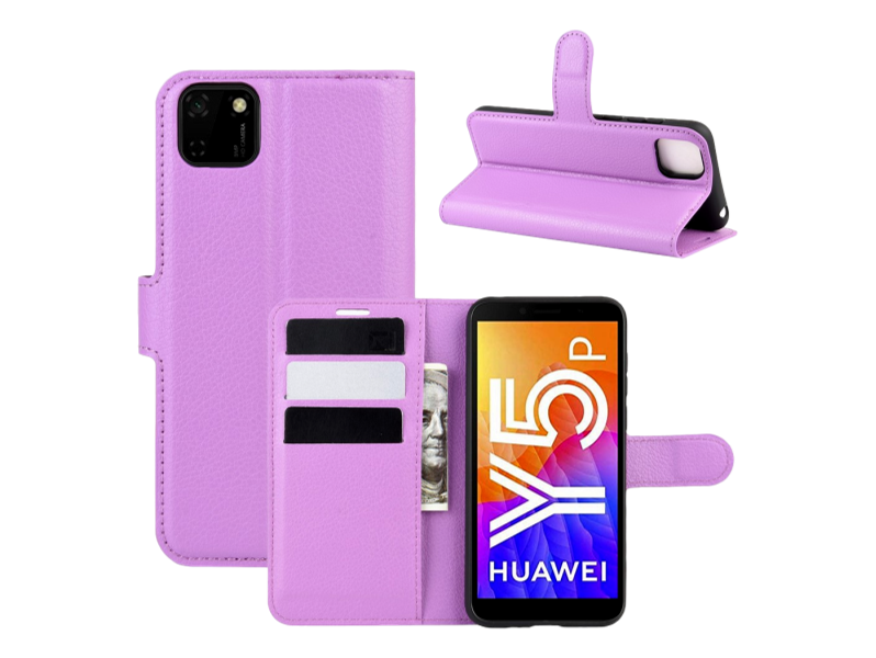 Graviera Flip Cover til Huawei Y5p-Lilla