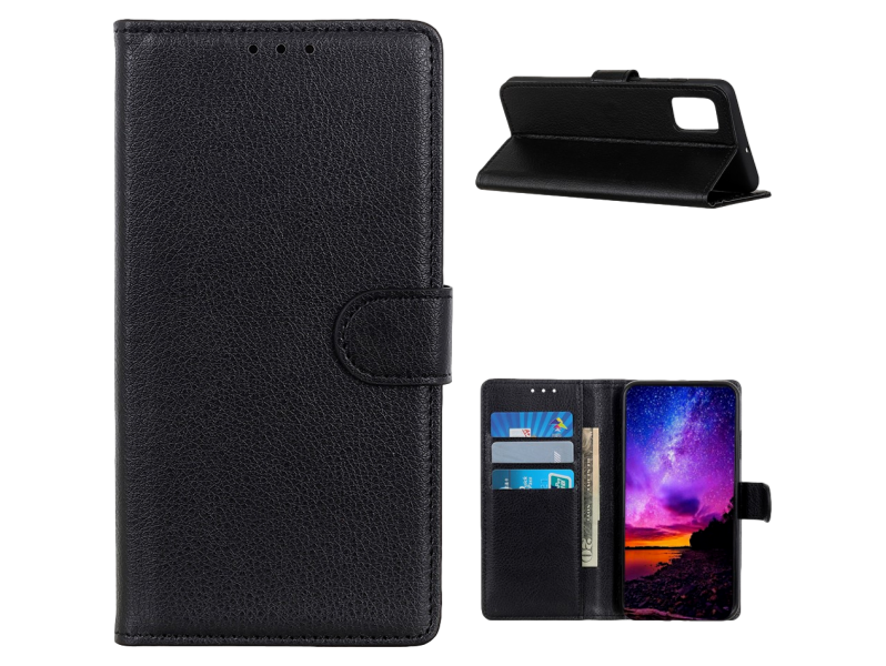 Graviera Flip Cover til Huawei P Smart (2021)-Sort