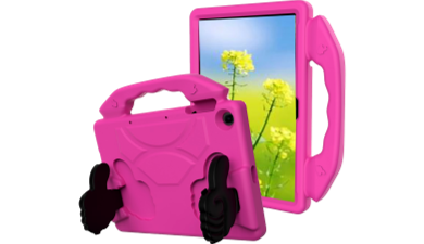 Børne Cover m. Kickstand til Huawei MatePad T10 / T10S-Pink