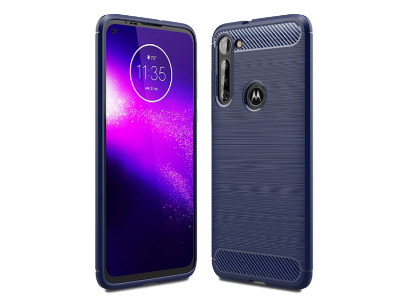 Carbon Fiber Cover til Motorola Moto G8