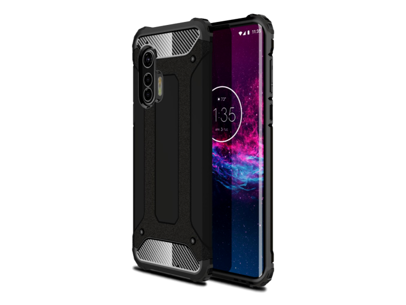 Armor TPU Cover til Motorola Edge-Sort