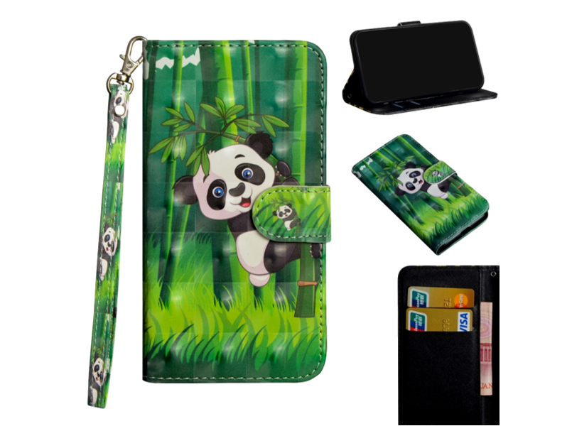 Panda Flip Cover til Motorola Moto G8