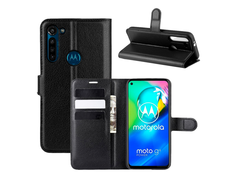 Graviera Flip Cover til Motorola Moto G8 Power-Sort