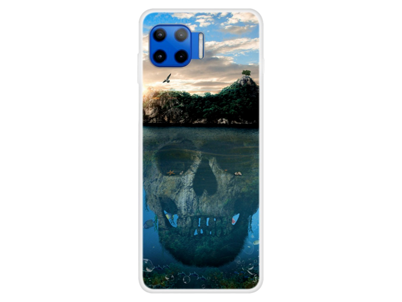 Skull TPU Cover til Motorola Moto G 5G Plus