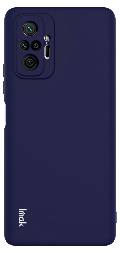 Soft Matte TPU Cover til Xiaomi Redmi Note 10 Pro-Mørkeblå