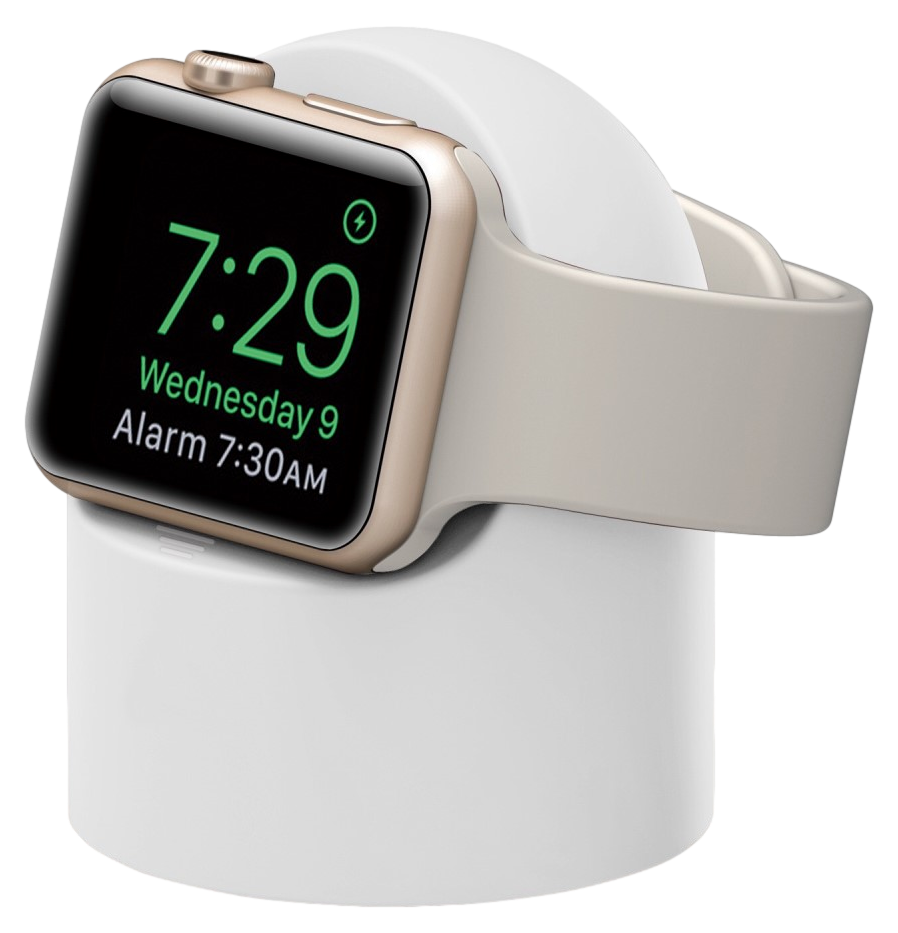 Silikone Holder til Apple Watch-Hvid