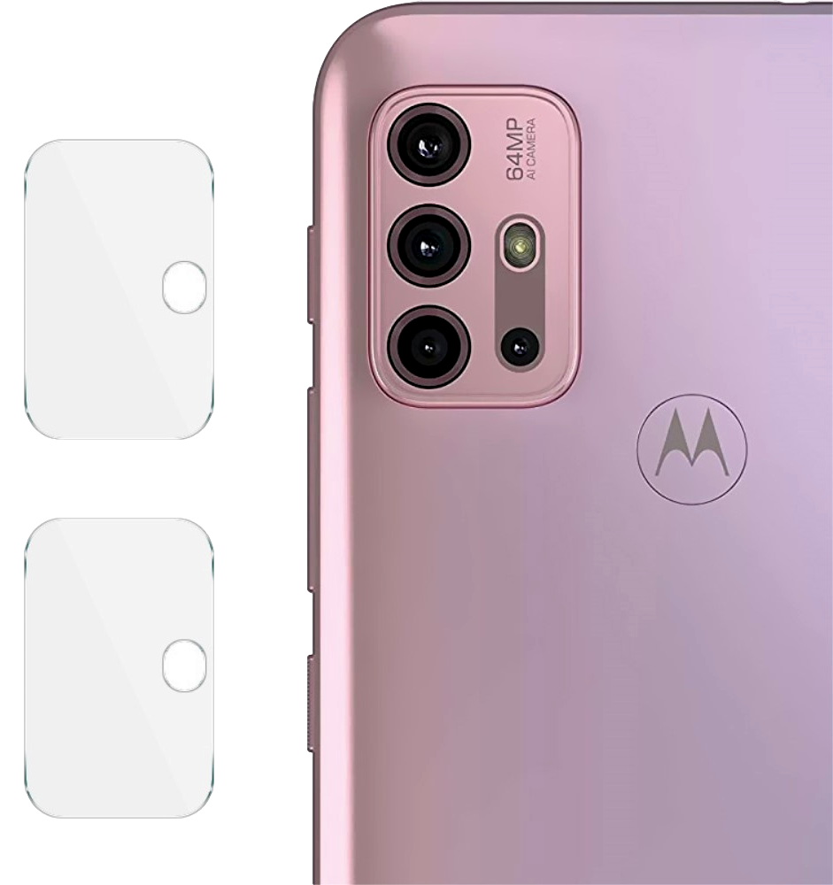 2-Pak Kamera Beskyttelsesglas til Motorola Moto G10 / G20 / G30