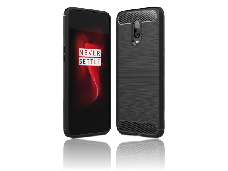 Carbon Fiber TPU Cover OnePlus 6T-Sort