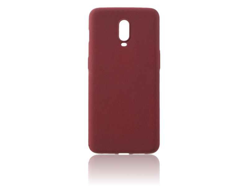 Matte TPU Cover til OnePlus 6T-Rød