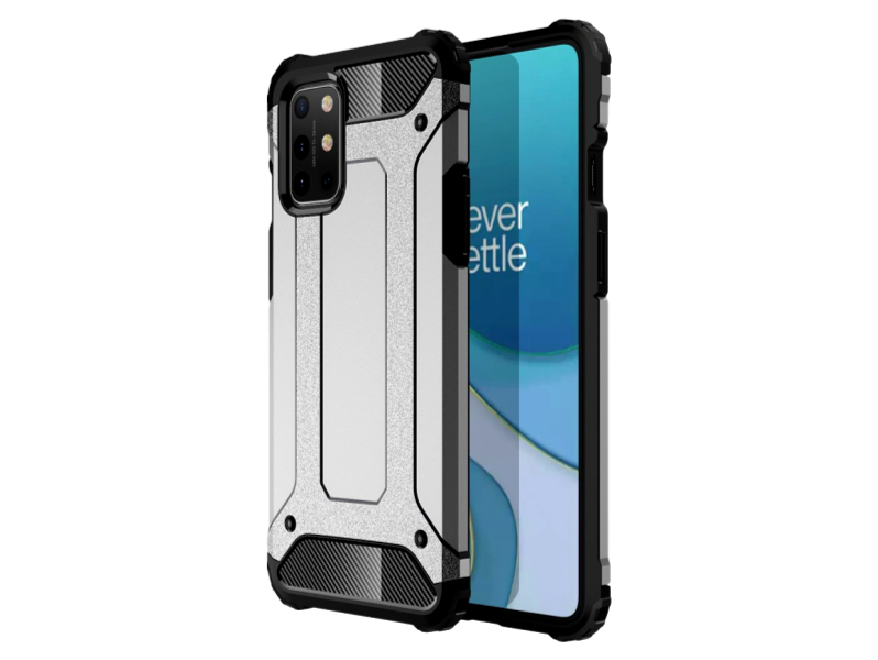 Armor Cover til OnePlus 8T-Sølv