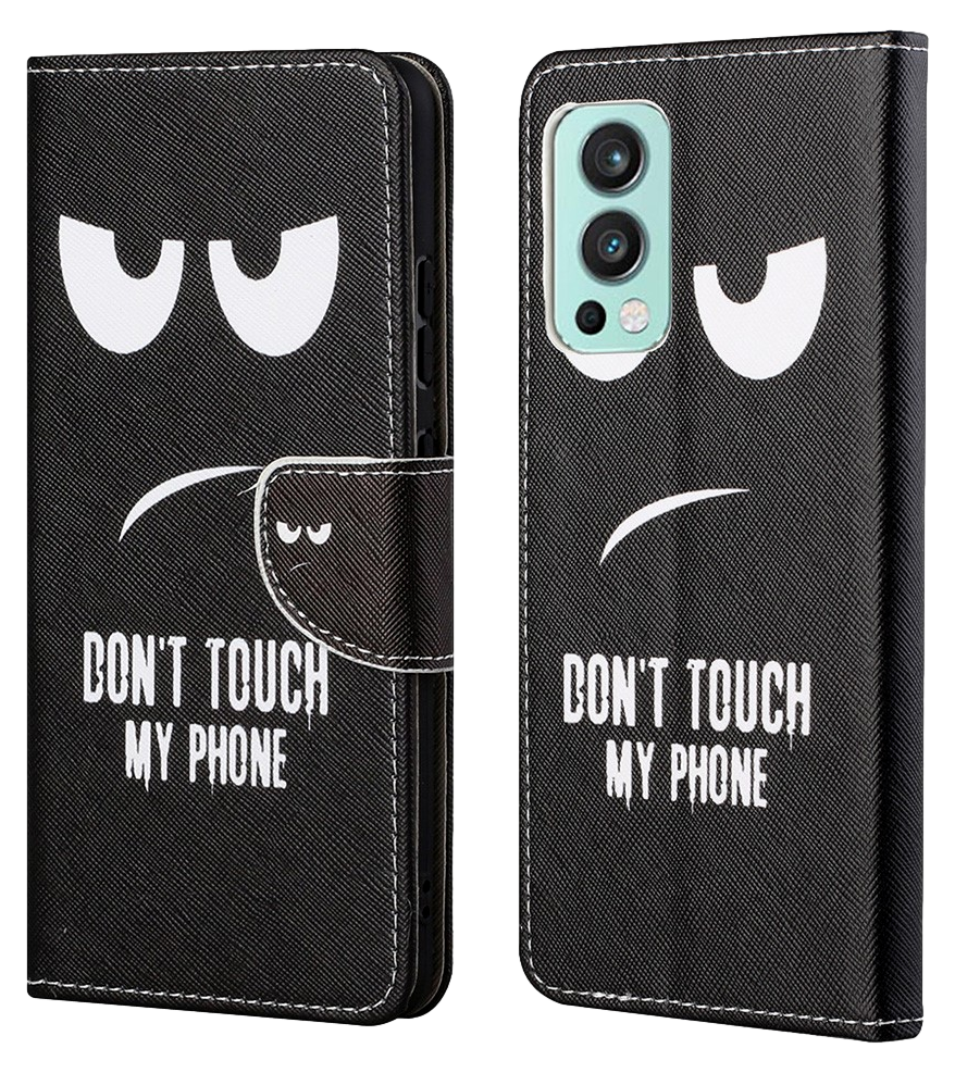 Dont Touch My Phone Flip Cover til OnePlus Nord 2 5G