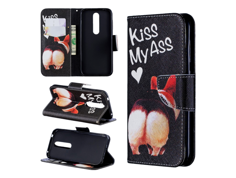 Kiss My Ass Flip Cover til Nokia 4.2