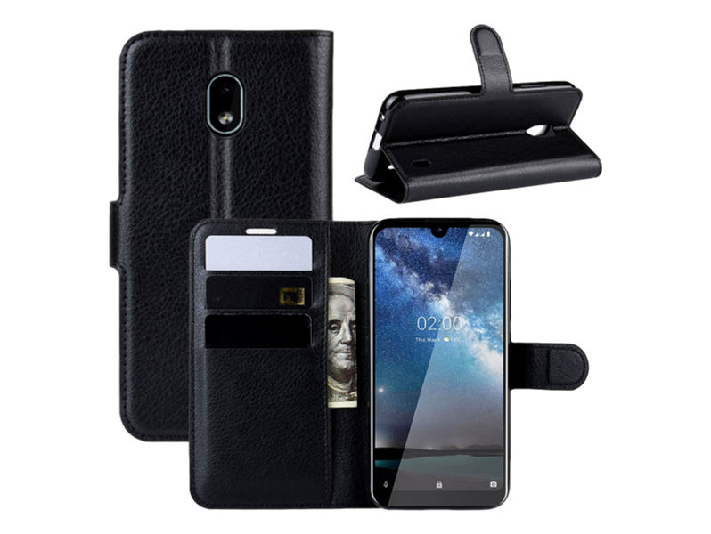 Graviera Flip Cover til Nokia 2.2-Sort