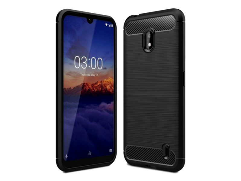 Carbon Fiber TPU Cover til Nokia 2.2