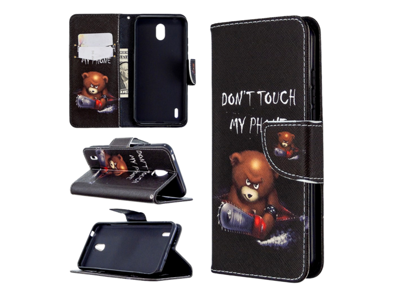 Angry Bear Flip Cover til Nokia 1.3