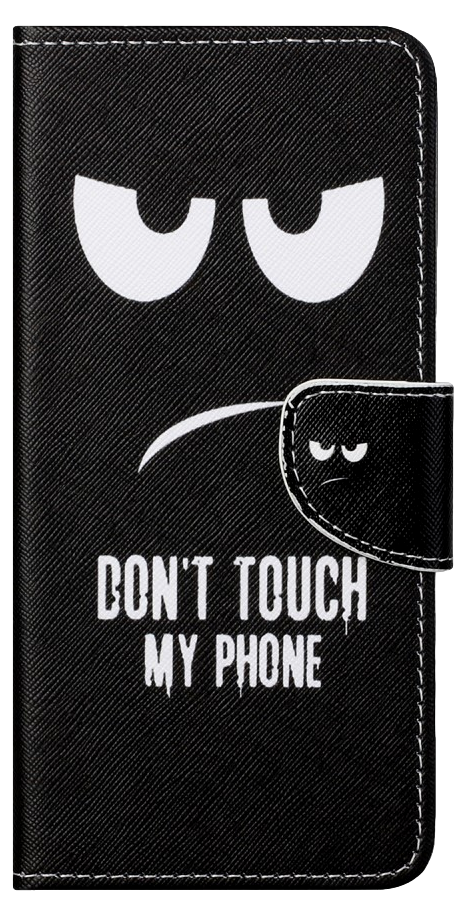 Dont Touch My Phone Flip Cover til Nokia X10 / X20
