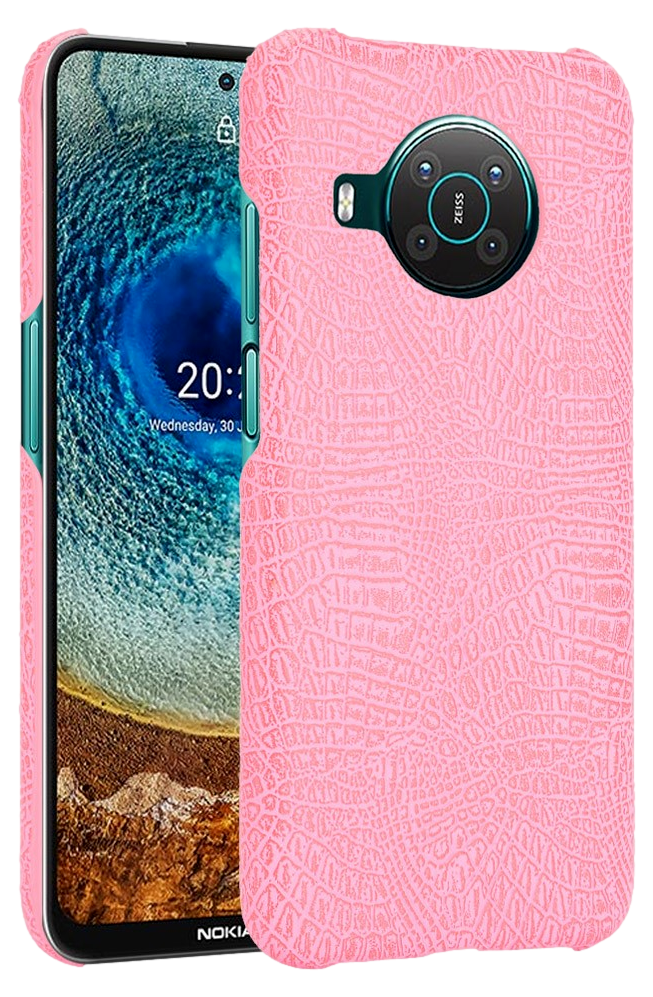 Crocodile Cover til Nokia X10 / X20-Pink