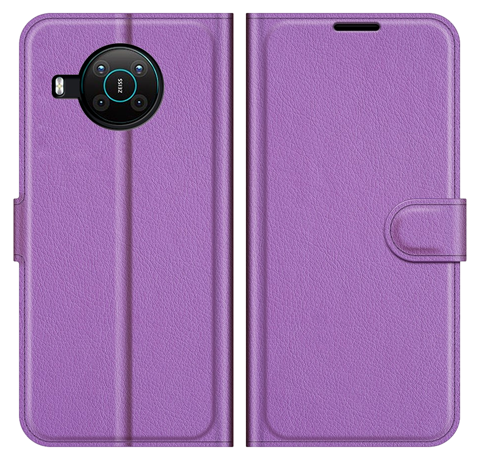 Graviera Flip Cover til Nokia X10 / X20-Lilla