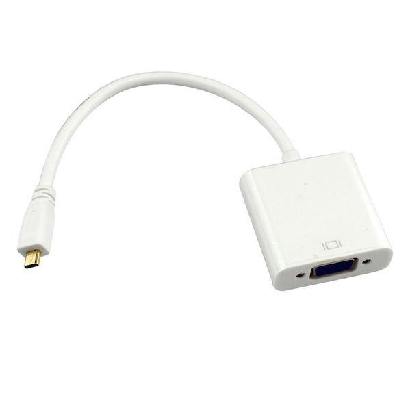 Micro HDMI til VGA adapter