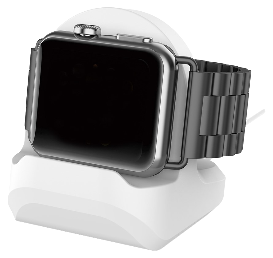 Silikone Dock til Apple Watch-Hvid