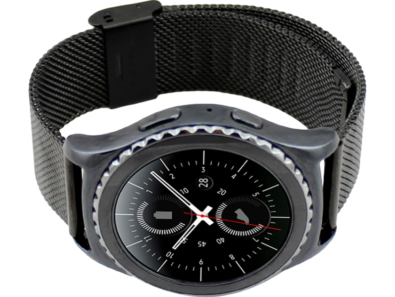Portici rem i rustfrit stål til Samsung Gear S2 Classic / Sport / Galaxy Watch 42mm / Galaxy Watch Active