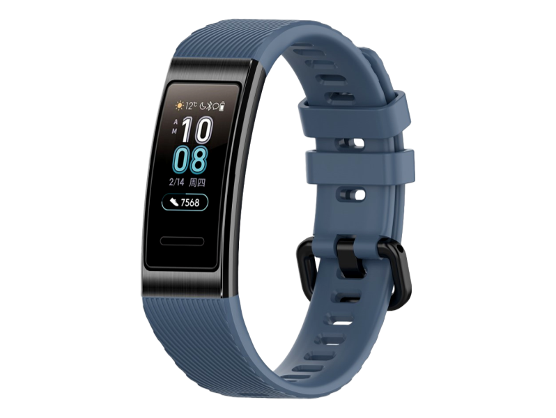 Evermart Silicone Rem Til Huawei Band 4 Pro-Mørkeblå Huawei Band 4 Pro