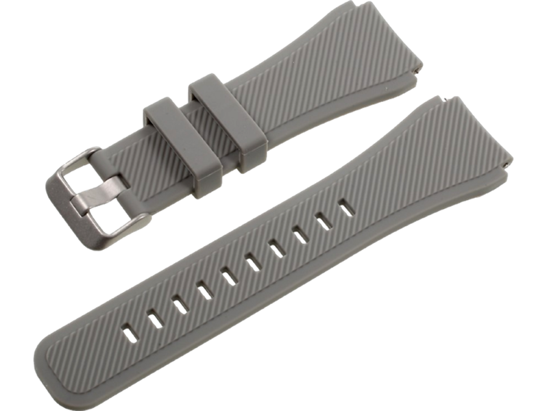 Silicone rem til Samsung Gear S3 / Galaxy Watch 46mm-Grå
