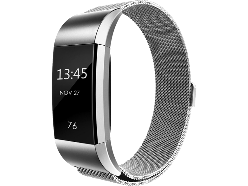 Evermart Cuneo Rem I Rustfrit Stål Til Fitbit Charge 2 Fitbit Charge 2