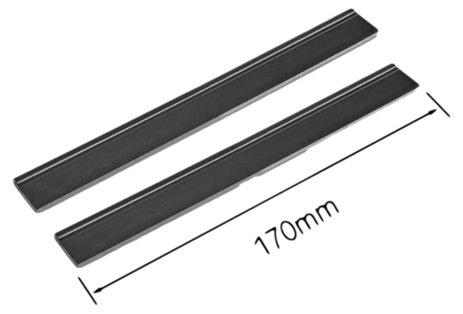 5: 2-Pak Gummiliste til Kärcher WV1 / WV2 / WV5 / WV6  Vinduesvasker-170mm