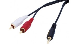 Minijack til Phono kabel