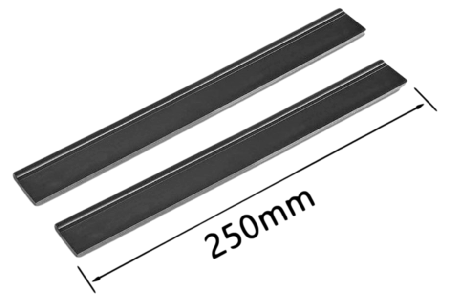 2-Pak Gummiliste til Kärcher WV1 / WV2 / WV5 / WV6  Vinduesvasker-250mm