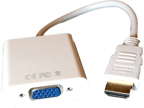 HDMI til VGA Adapter Farve - Hvid, Farve - Hvid