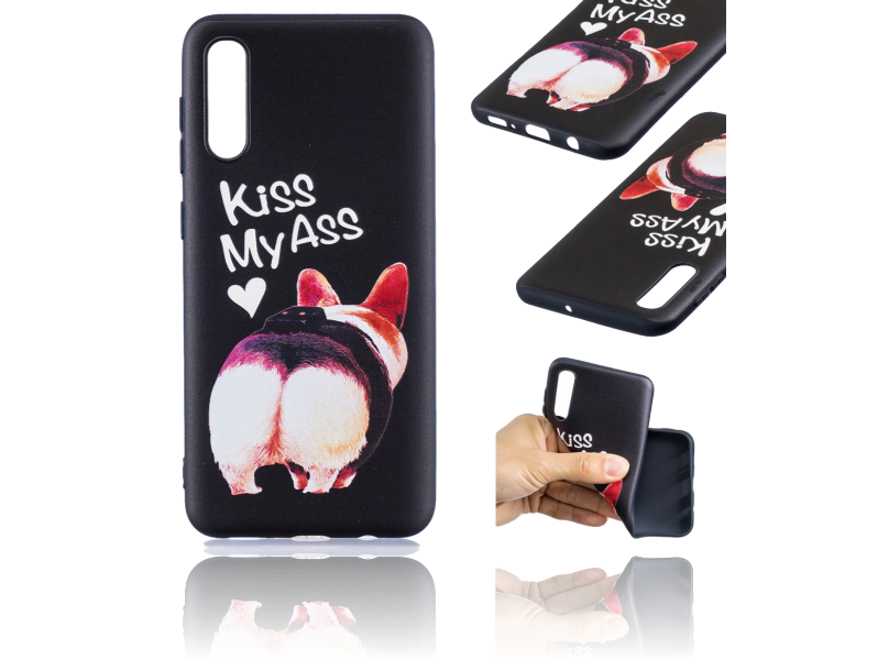 Kiss my ass TPU Cover til Samsung Galaxy A30s & A50