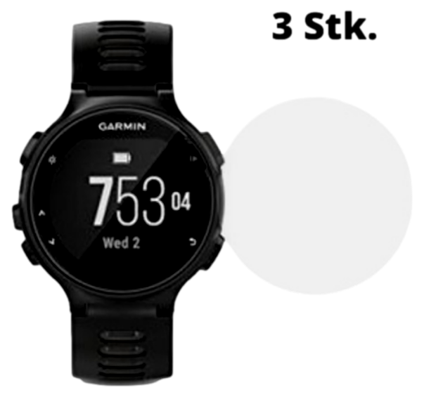  3 Stk. H&aelig;rdet Beskyttelsesglas til Garmin Forerunner 735XT