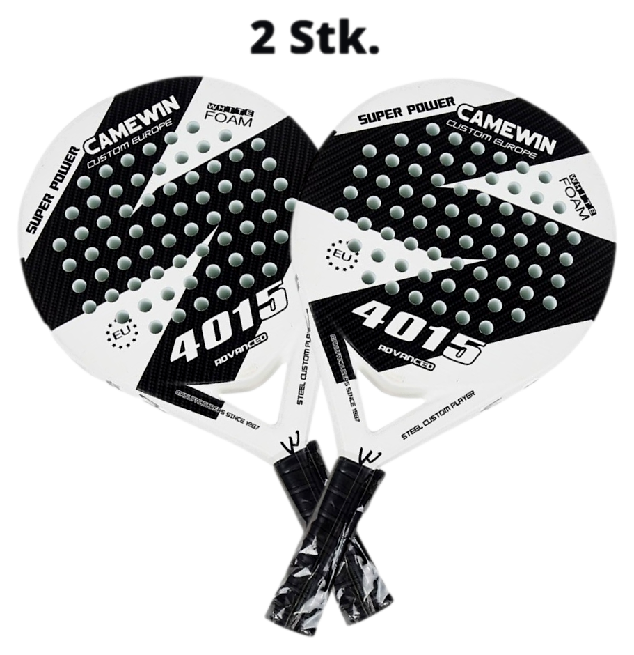  2 Stk. Advanced Padel Bat-Hvid