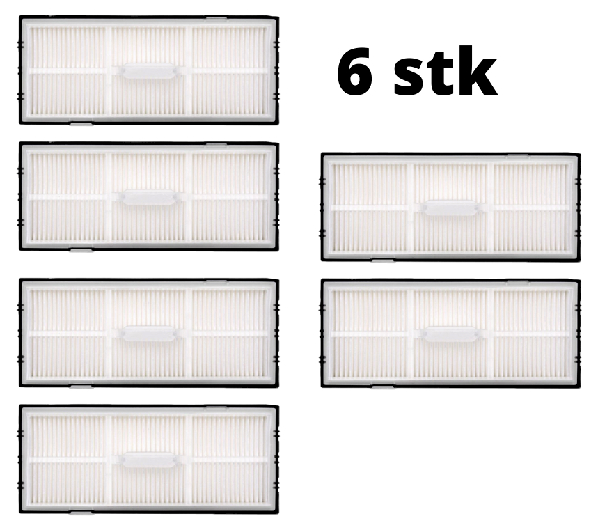 6 Stk. HEPA filter til Xiaomi Roborock S7 / S7 Plus