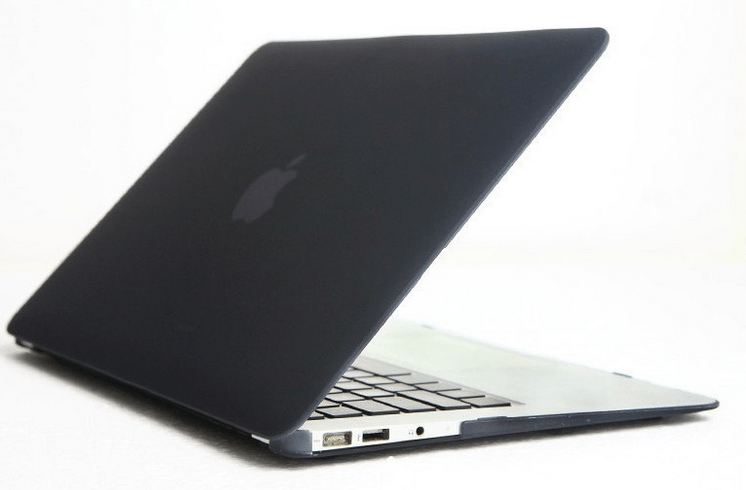 Klar sort cover til Macbook Air 13" (A1369 / A1466)