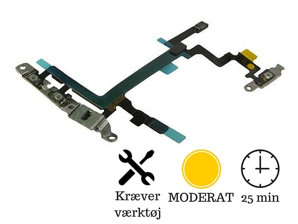 Volume og- skærm kontrol kabel til iPhone 5