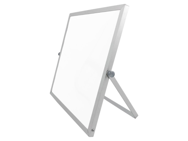 Magnetisk Whiteboard Tavle m. Stativ - 25x25cm