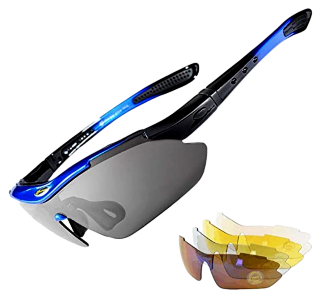RB Echo Cykelbriller m. 5 linser-Blå