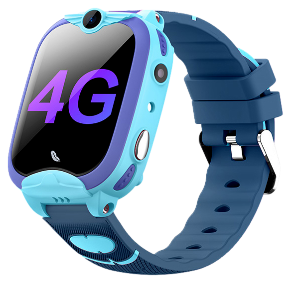  T06 4G Smartwatch til B&oslash;rn-Bl&aring;