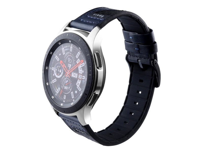 Warna rem til Samsung Gear S3 / Galaxy Watch 46mm-Mørkeblå