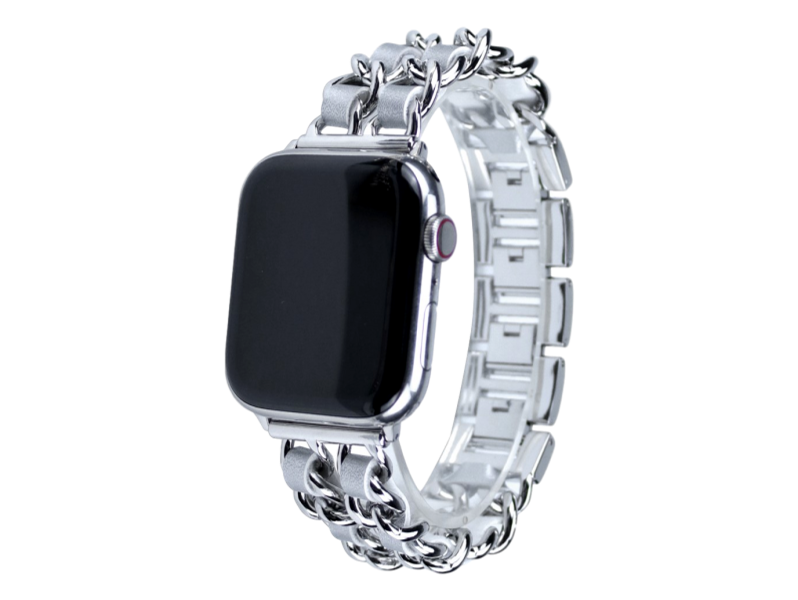 Sacho rem til Apple Watch 42 mm & 44 mm-Sølv