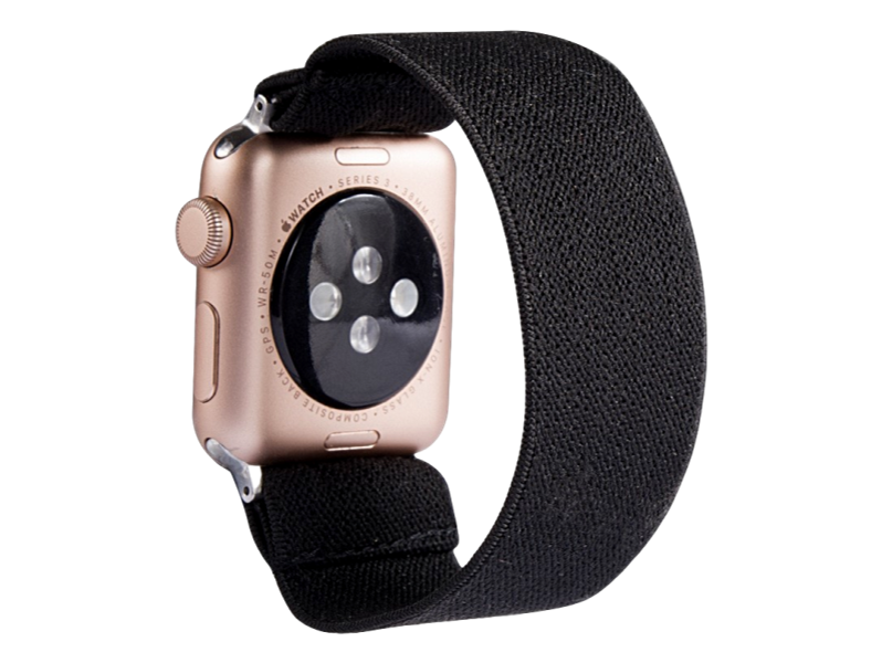  Str&aelig;kbar Nylon rem til Apple Watch 7 - 41mm